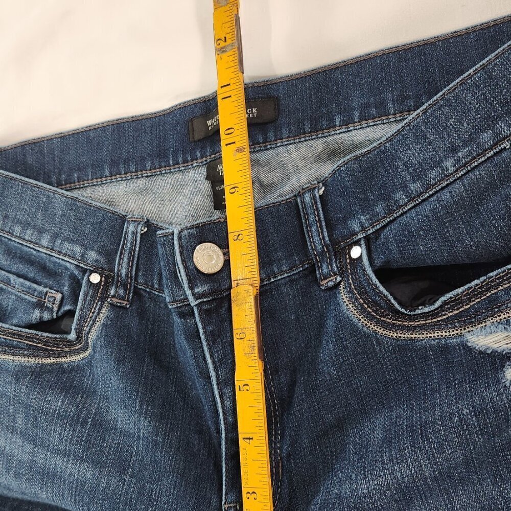 White House Black Market Noir 12R Boot Leg Jeans casual Lot C - Picture 5 of 6